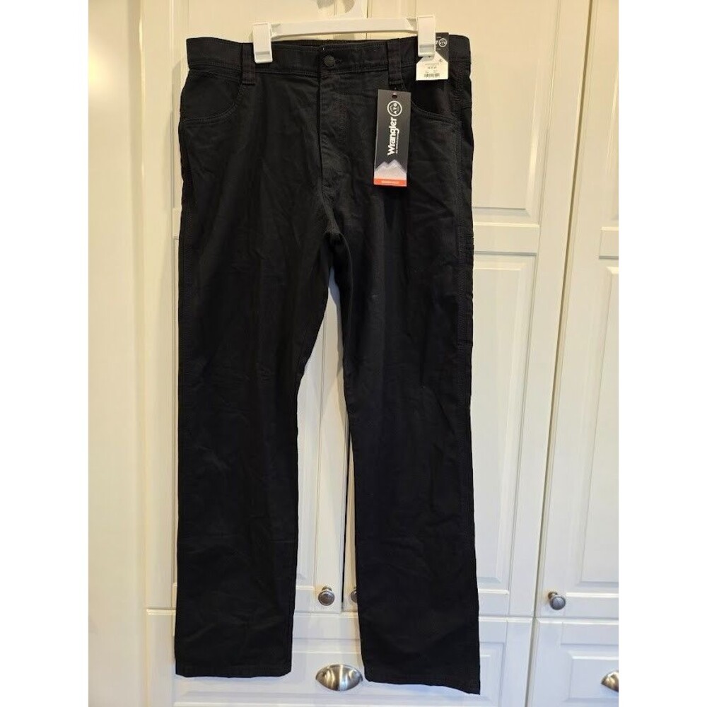 Wrangler ATG Mountain Utility Pants - Black - Mens size 36 x 34 - NEW